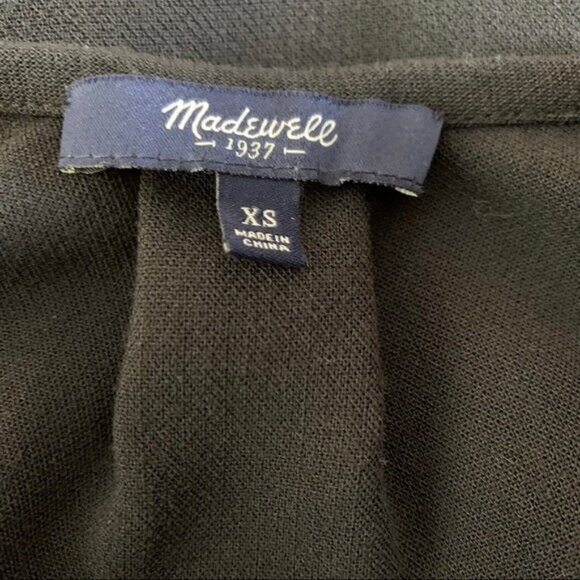 Madewell Black Long Sleeve Dress - Picture 6 of 7